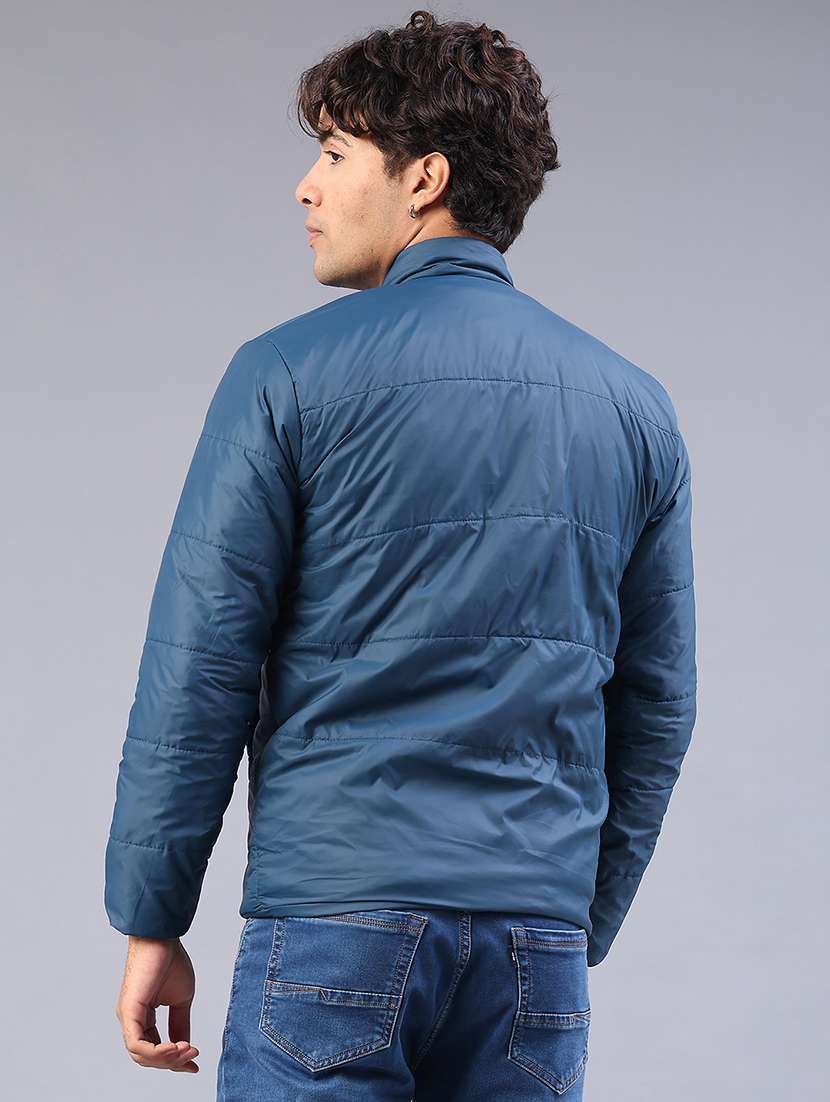 men solid long sleeve puffer jacket - 22013972 -  Standard Image - 3