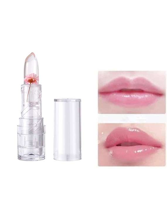 jelly flower transparent color changing lip balm lipstick - 22014104 - Zoom Image - 0
