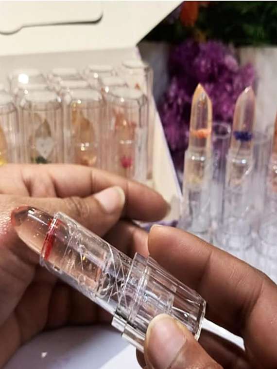 jelly flower transparent color changing lip balm lipstick - 22014104 - Standard Image - 5