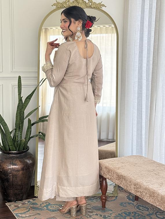 women embroidered three quarter sleeve kurta pant with dupatta set - 22014128 - Standard Image - 3