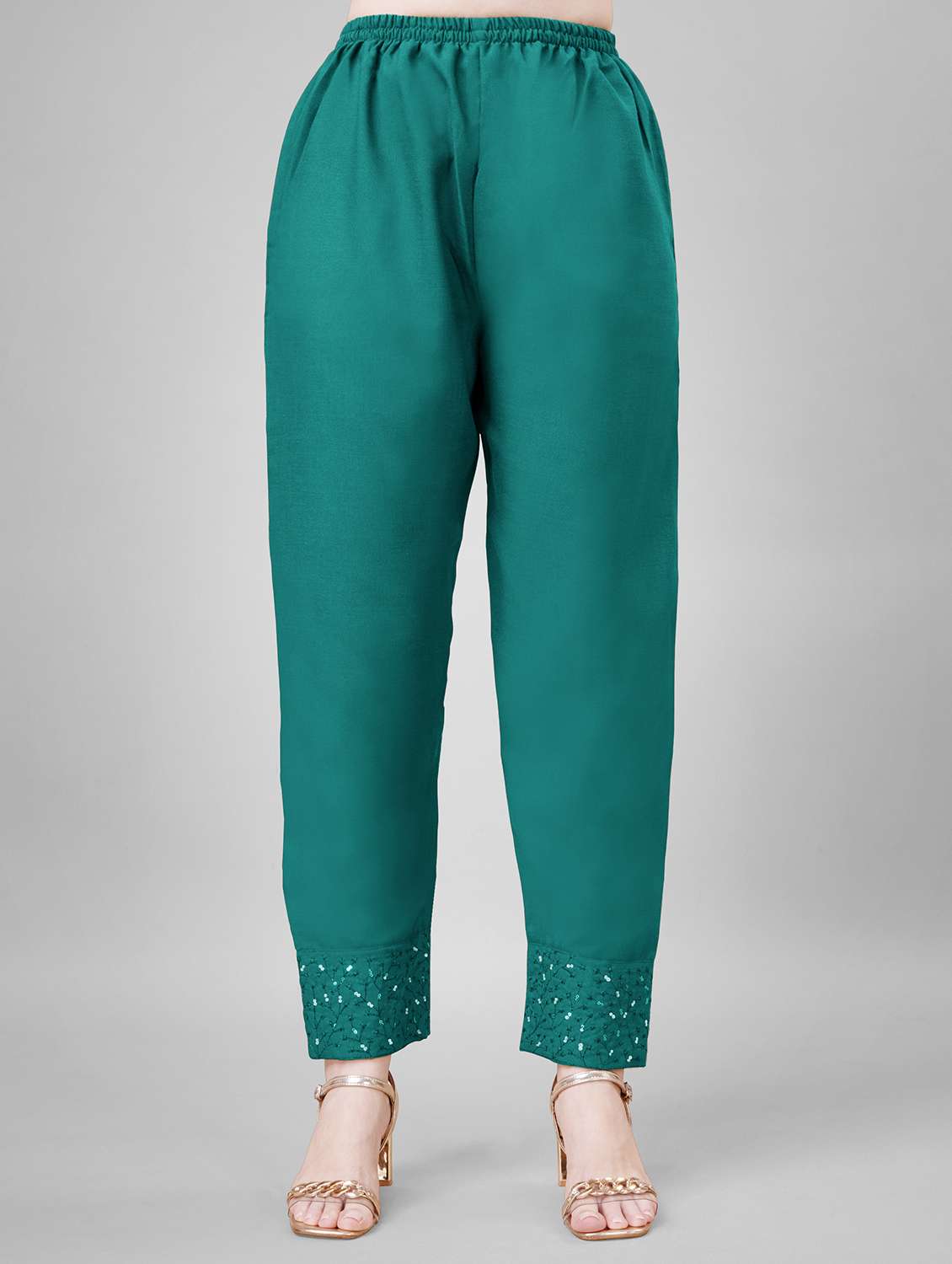 women embroidered three quarter sleeve kurta pant with dupatta set - 22014167 - Standard Image - 5