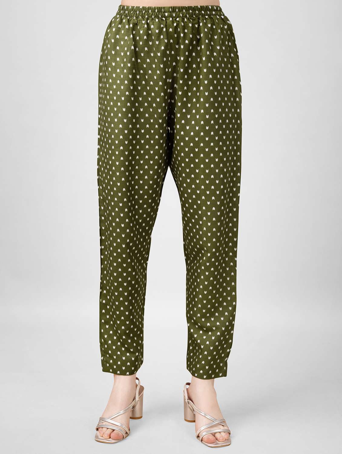 women printed three quarter sleeve kurta pant with dupatta set - 22014178 -  Standard Image - 5