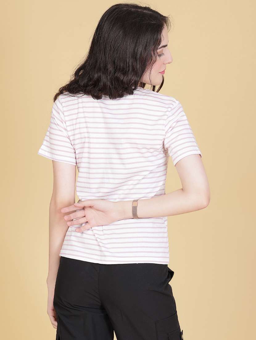 white cotton regular tshirt - 22014615 -  Standard Image - 3