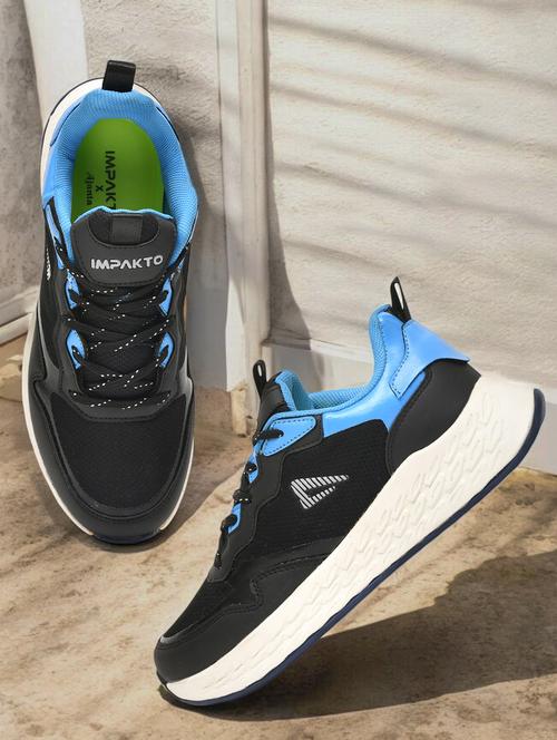men black lace up sneaker - 22015916 -  Standard Image - 0
