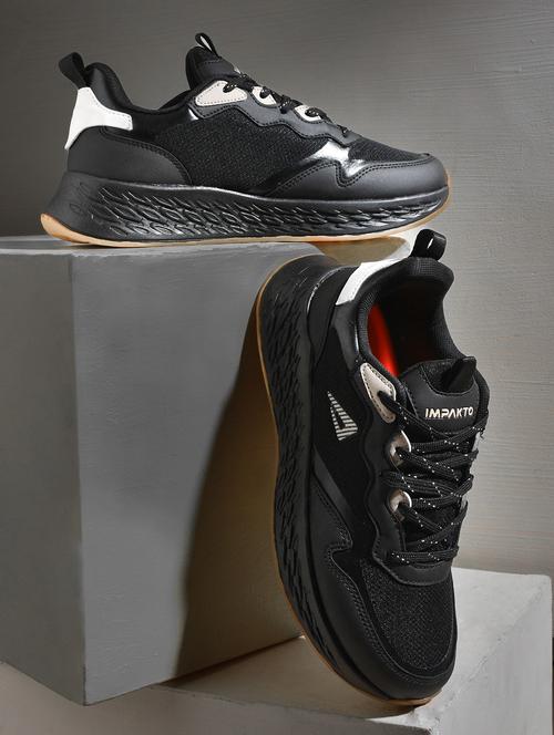 men black lace up sneaker - 22015917 -  Standard Image - 0