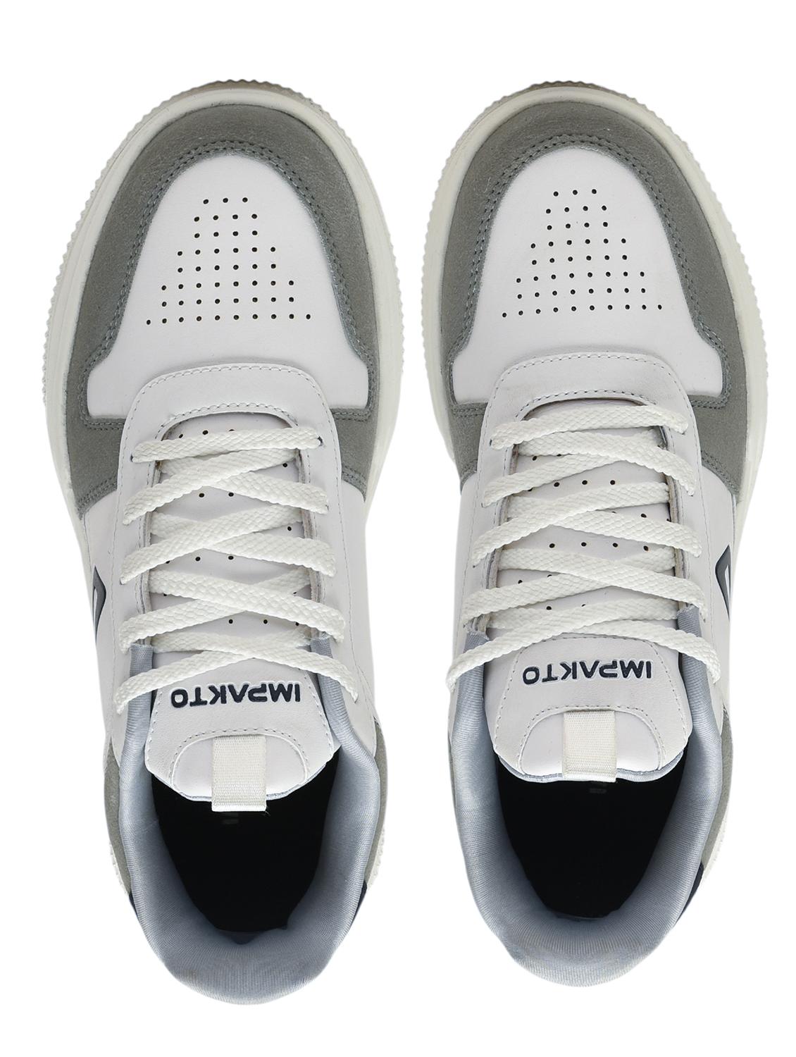 men grey lace up sneaker - 22015939 - Standard Image - 3