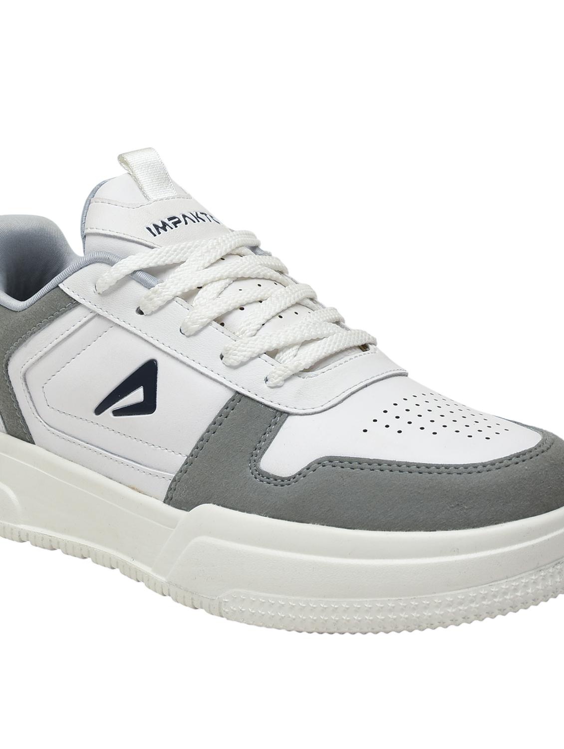 men grey lace up sneaker - 22015939 - Standard Image - 5