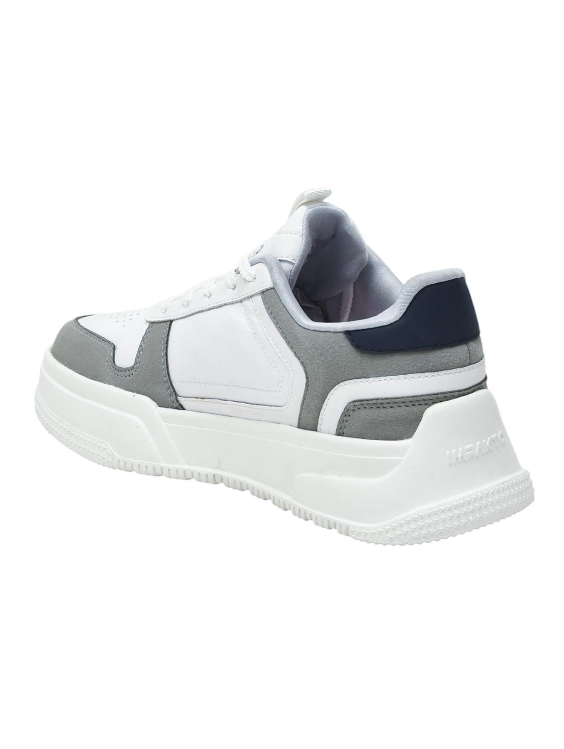 men grey lace up sneaker - 22015940 - Standard Image - 3