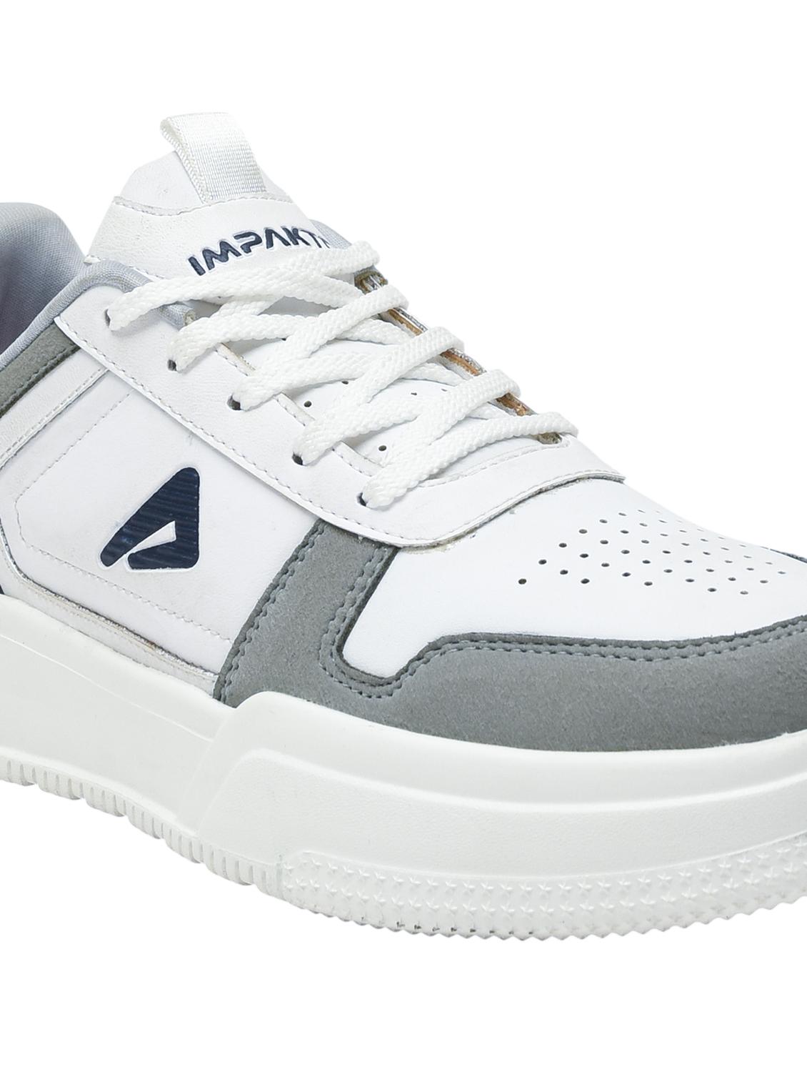 men grey lace up sneaker - 22015940 - Standard Image - 5
