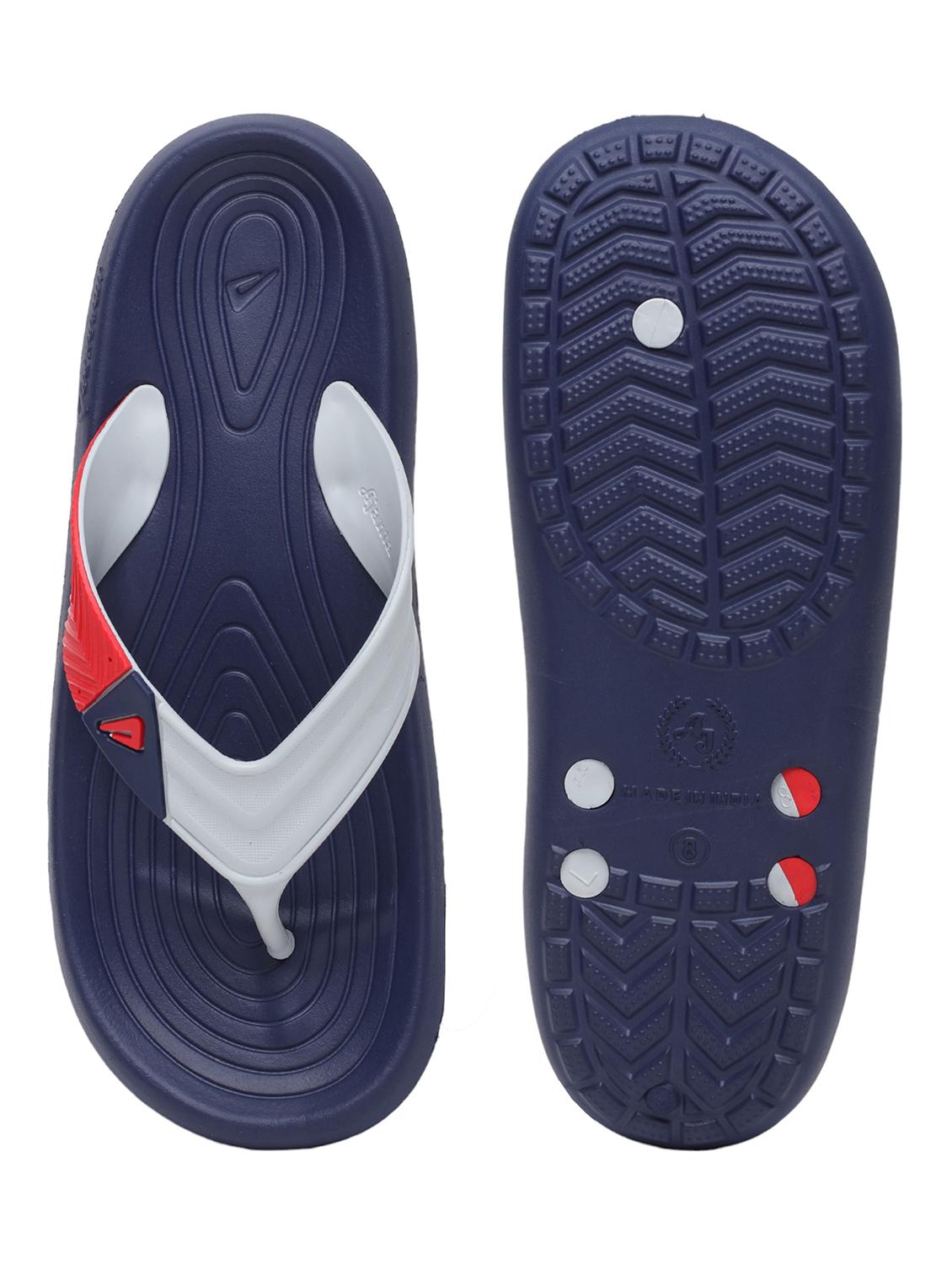 men blue toe separator flip flop - 22016008 - Standard Image - 5