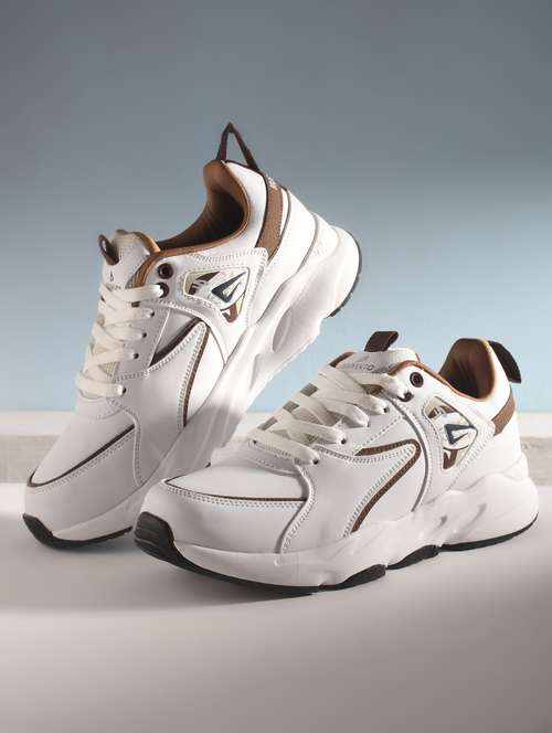 men white lace up sport shoe - 22016138 - Standard Image - 0