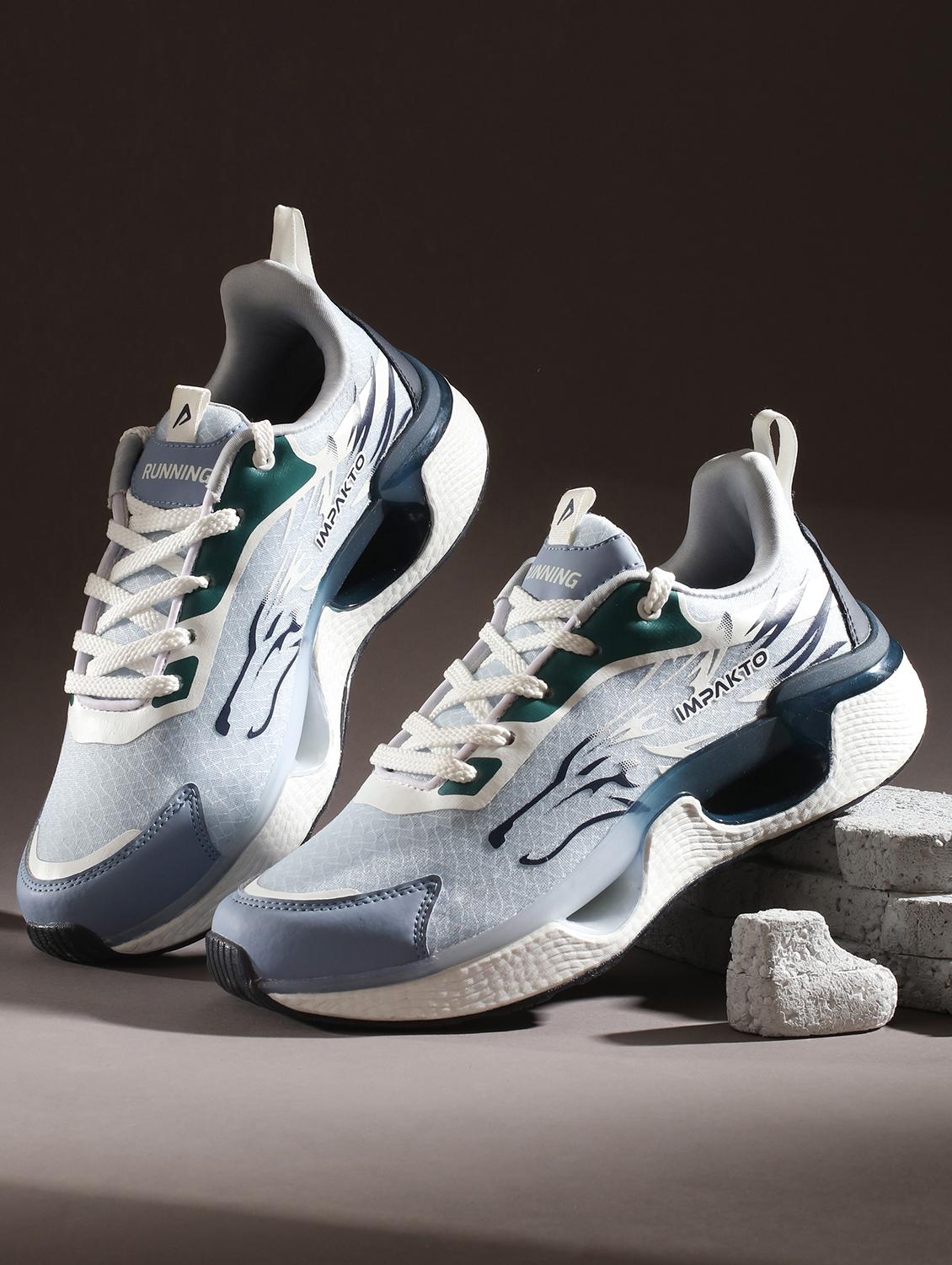 men light blue lace up sport shoe