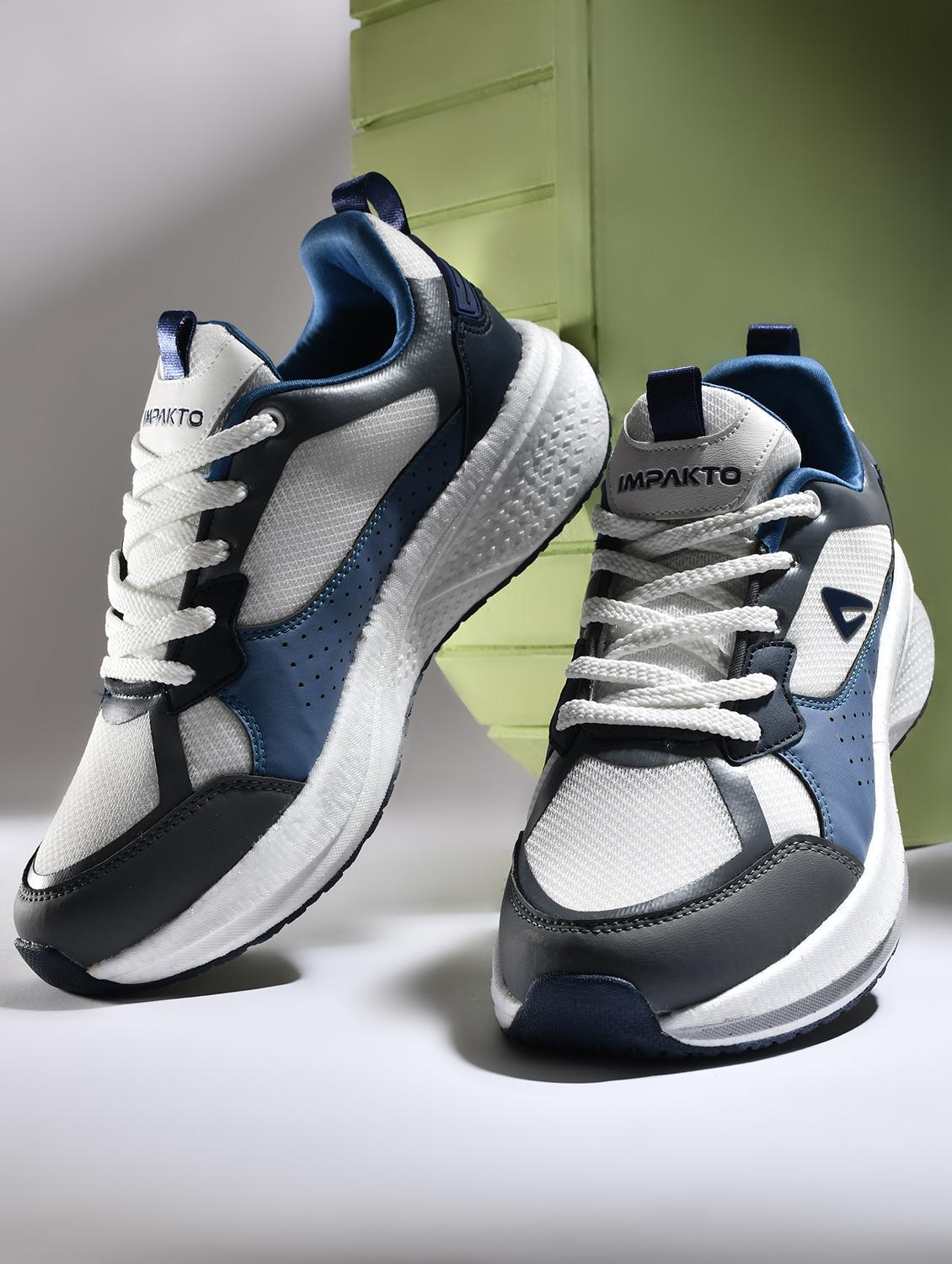 men color block lace up sport shoe
