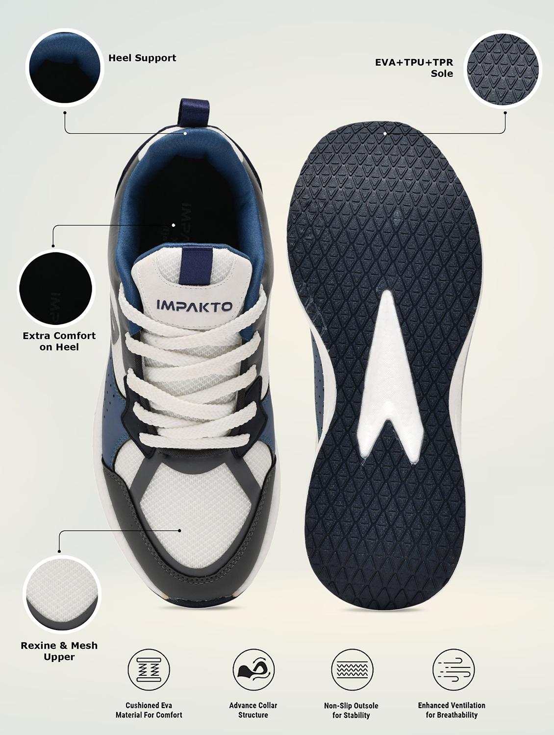 men color block lace up sport shoe - 22016336 - Standard Image - 5
