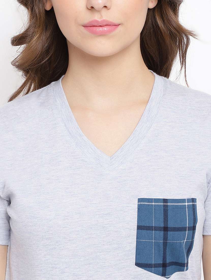 women printed nightwear shorts set - 22016378 -  Standard Image - 5