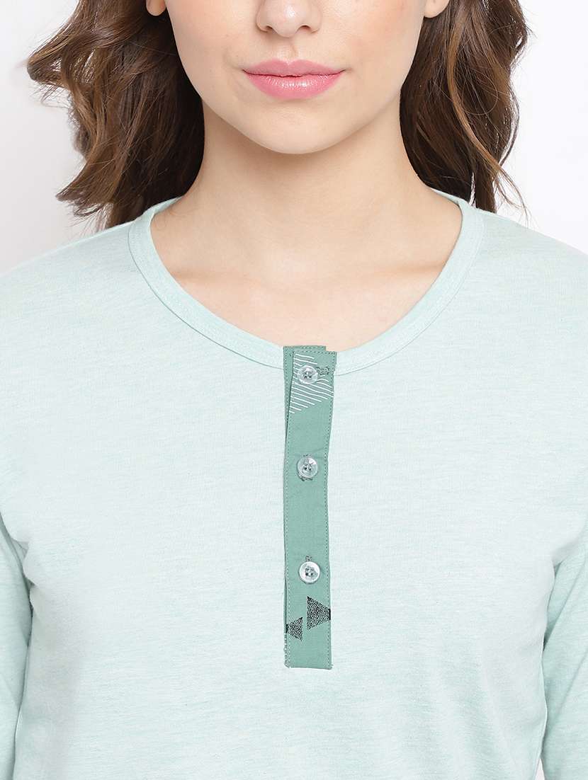 women printed nightwear shorts set - 22016379 -  Standard Image - 5