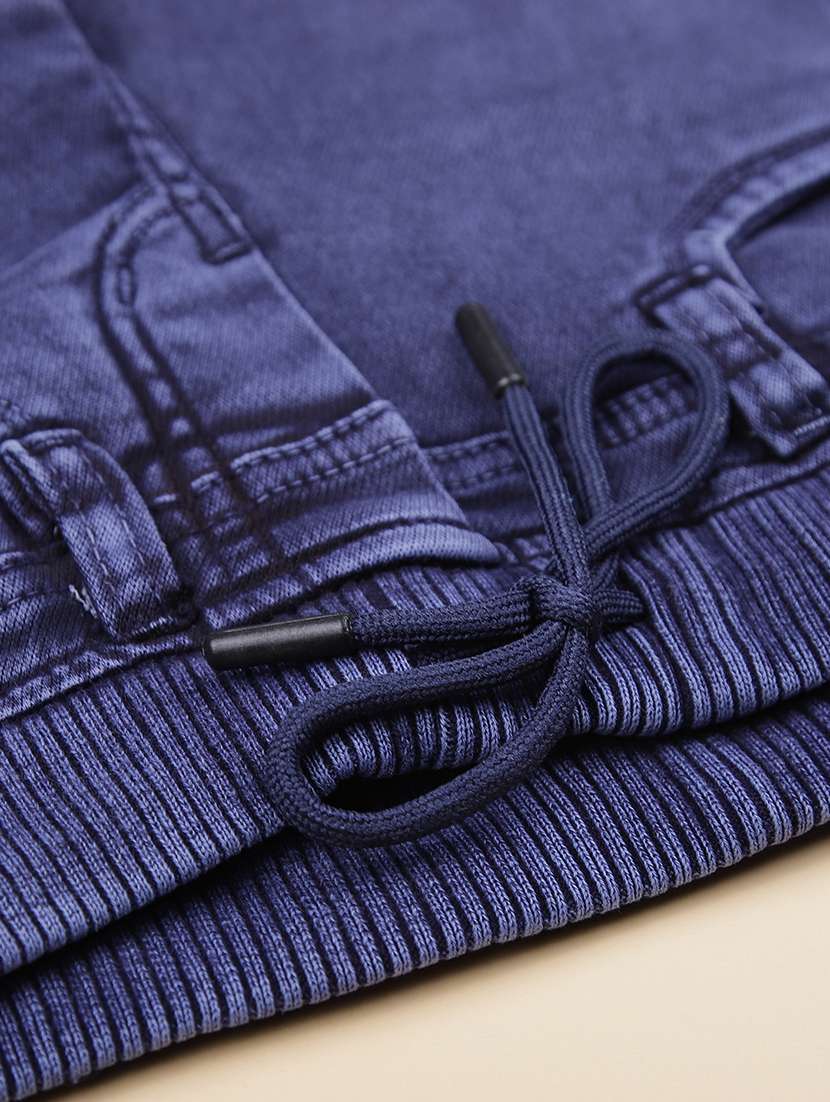 blue cotton plain jean - 22016460 -  Standard Image - 3