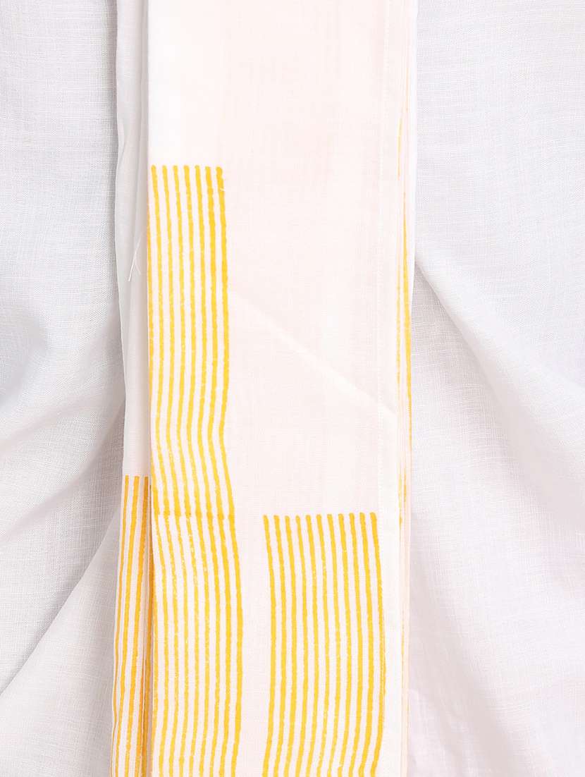 men printed mid rise draped dhoti - 22016467 -  Standard Image - 3