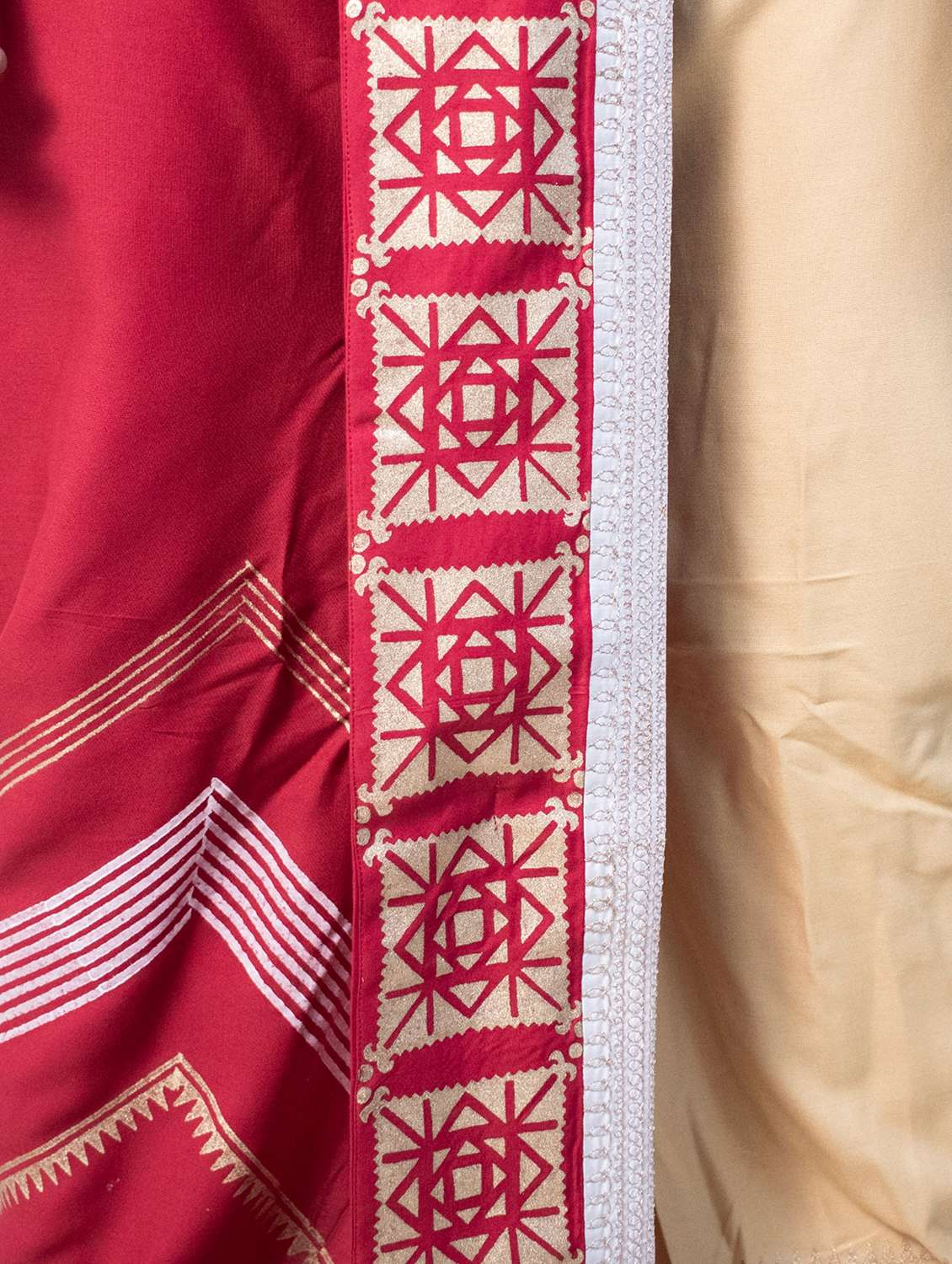 men printed mid rise draped dhoti - 22016504 -  Standard Image - 3