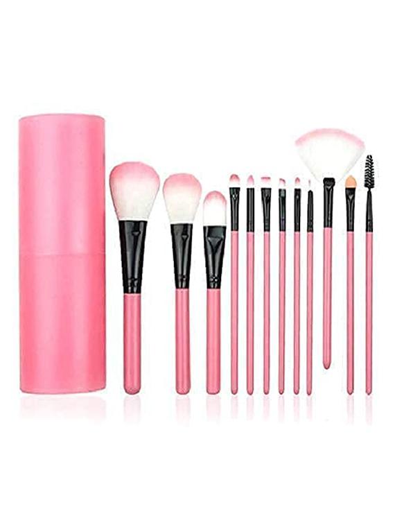 pack of 10 professional makeup brushes with container(color may vary) - 22016579 - Standard Image - 3
