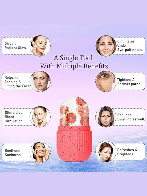 pack of face massager ice roller, gua sha and jade stone facial roller (color may vary) - 22016581 - Standard Image - 5