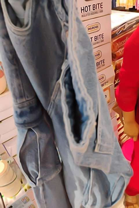 mid blue twill jean - 22016624 - Standard Image - 0
