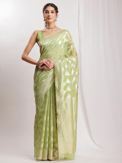 women self design banarasi saree with blouse - 22017392 -  Standard Image - 0