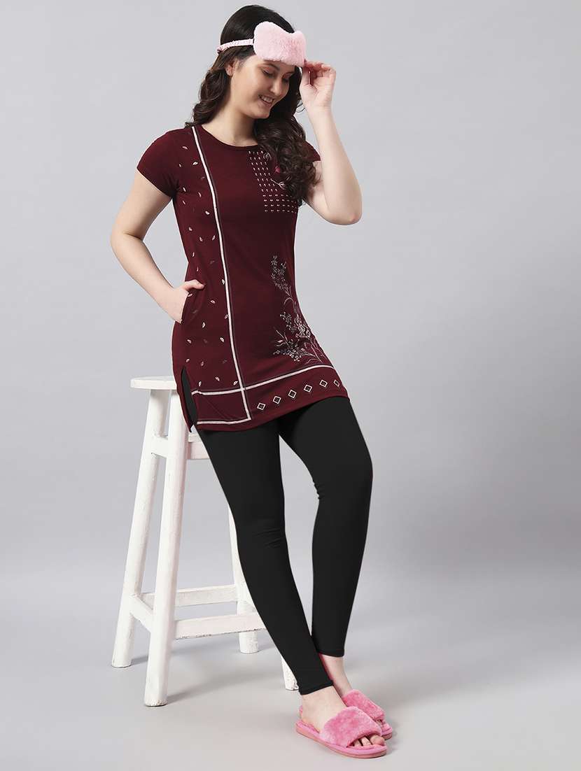 women printed short sleeve regular fit t-shirt - 22017394 -  Standard Image - 3