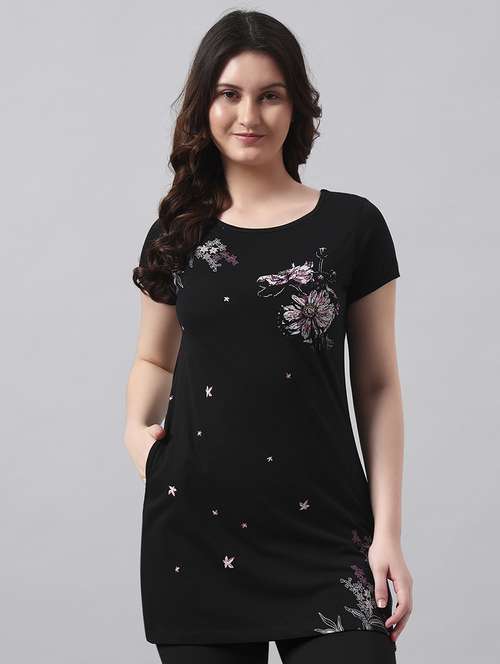 women printed short sleeve regular fit  t-shirt - 22017399 -  Standard Image - 0