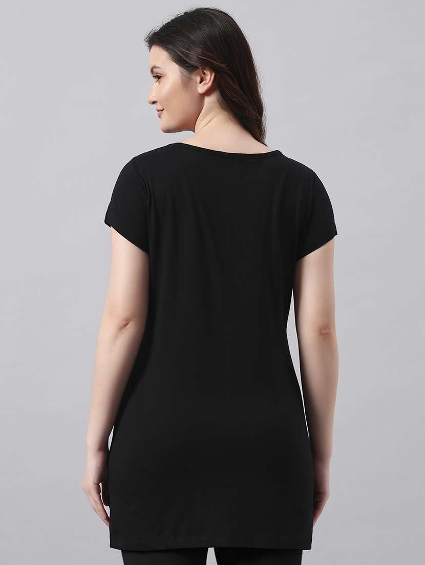 women printed short sleeve regular fit  t-shirt - 22017399 -  Standard Image - 3