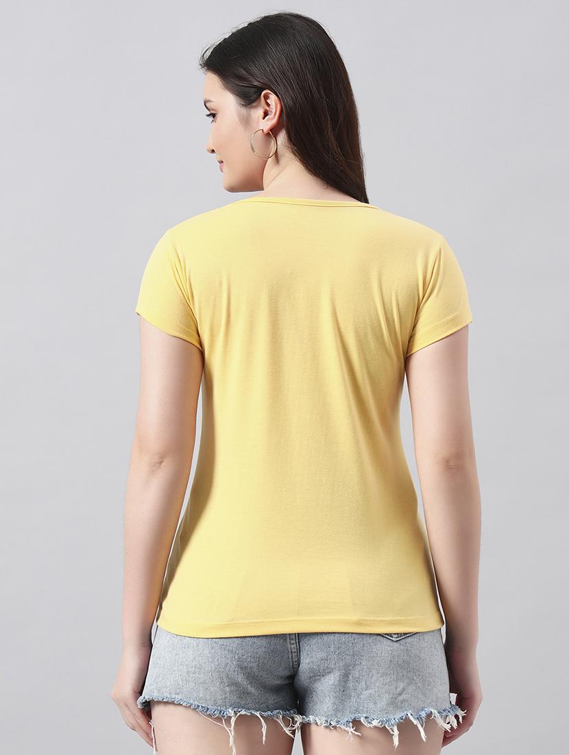 women printed short sleeve regular fit t-shirt - 22017406 - Standard Image - 3