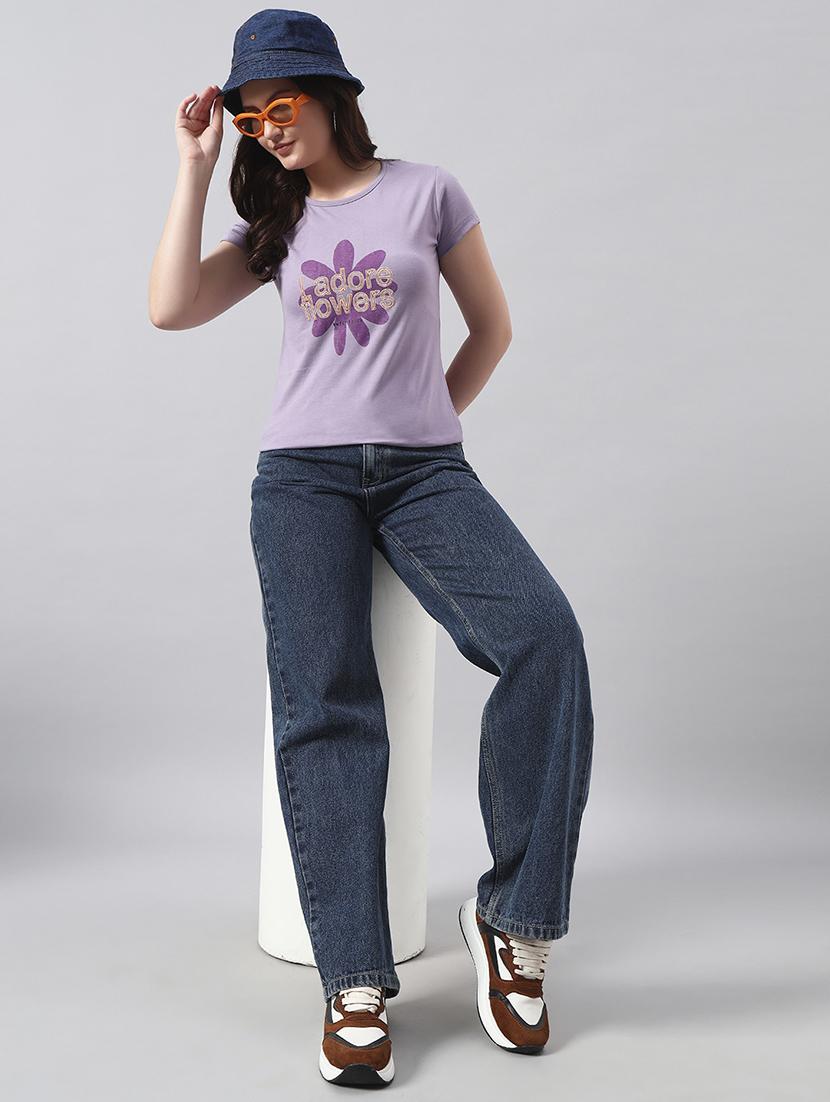 women printed short sleeve regular fit t-shirt - 22017415 - Standard Image - 3