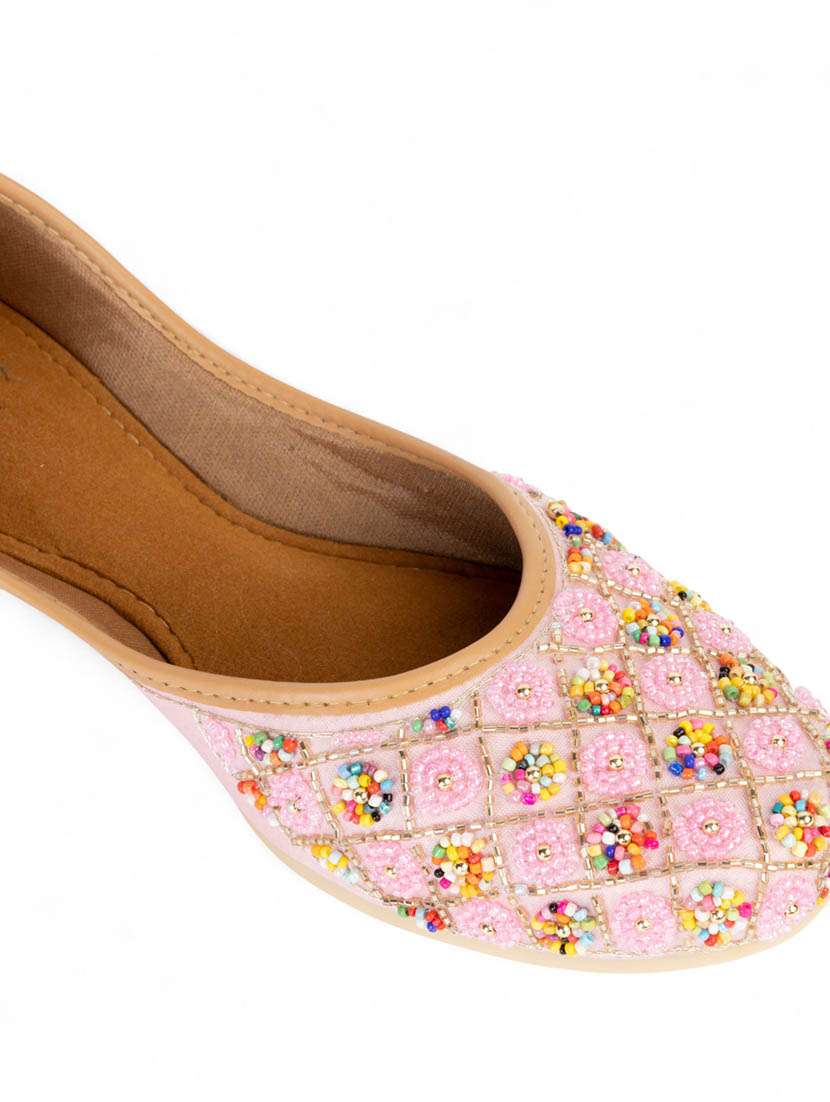 women embellished slip on juti - 22017424 -  Standard Image - 5