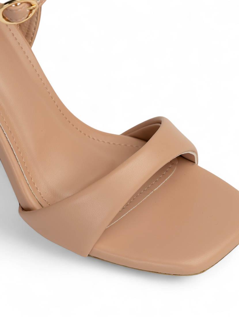women nude ankle strap sandal - 22017429 - Standard Image - 5