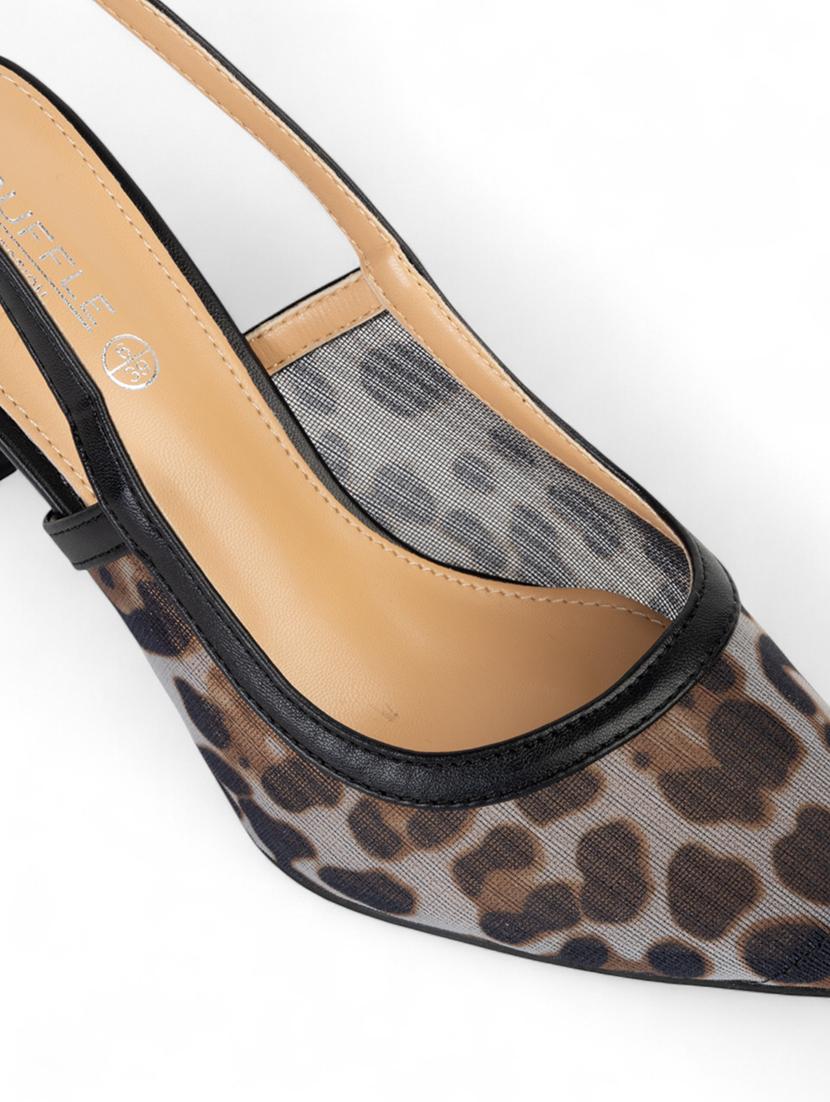 women animal print pointed pump - 22017433 - Standard Image - 5