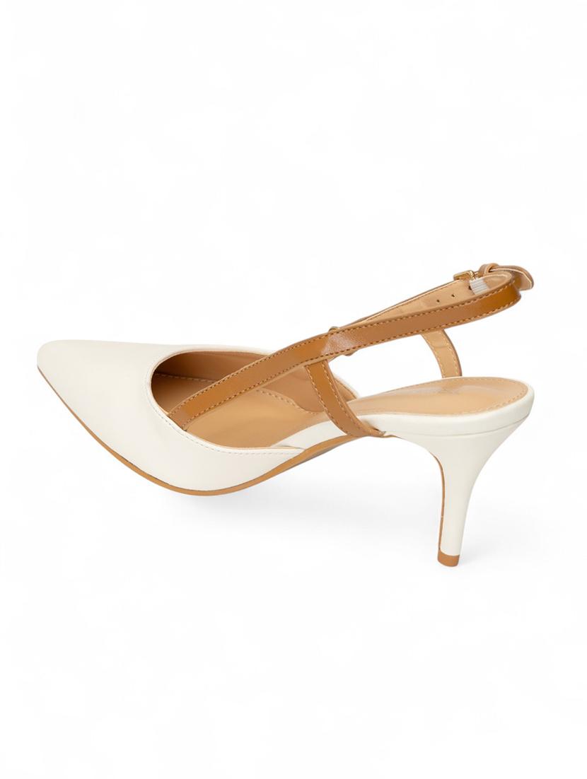 women white pointed pump - 22017436 - Standard Image - 3