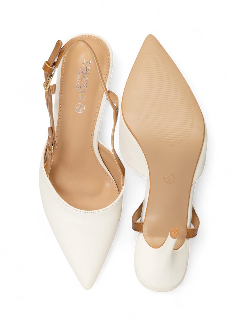 women white pointed pump - 22017436 - Standard Image - 5