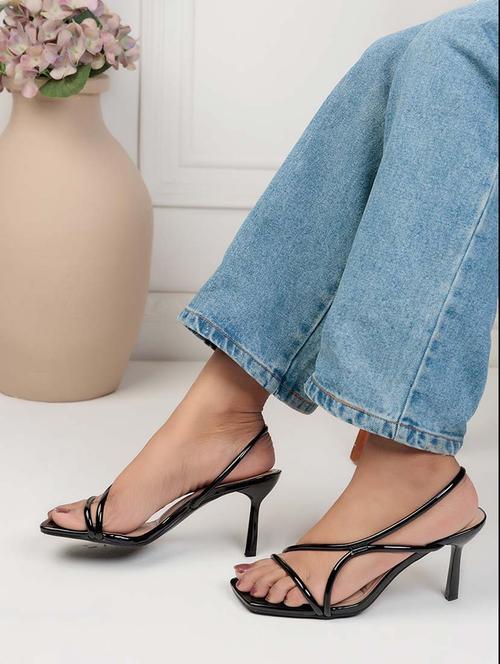 women black slip on sandal - 22017443 -  Standard Image - 0