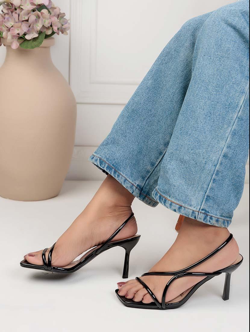 women black slip on sandal - 22017443 -  Zoom Image - 0