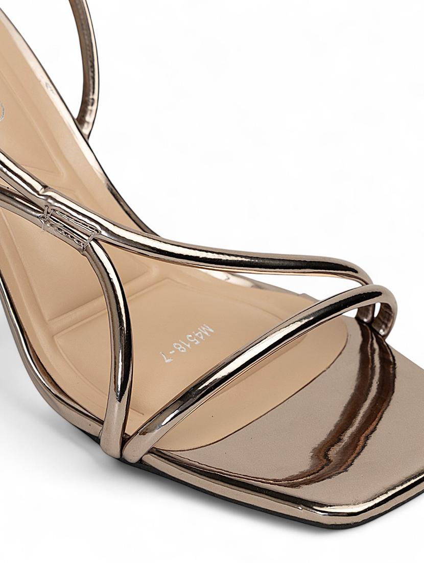 women metallic slip on sandal - 22017445 - Standard Image - 5