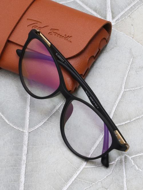 ted smith cat-eye matt black spectacles frame for women - 22017490 - Standard Image - 0