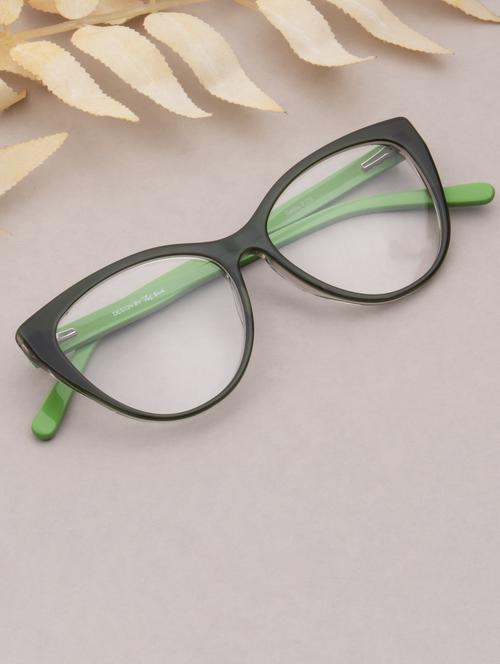 ted smith green cat-eye  premium italian acetate frames for women - 22017491 -  Standard Image - 0