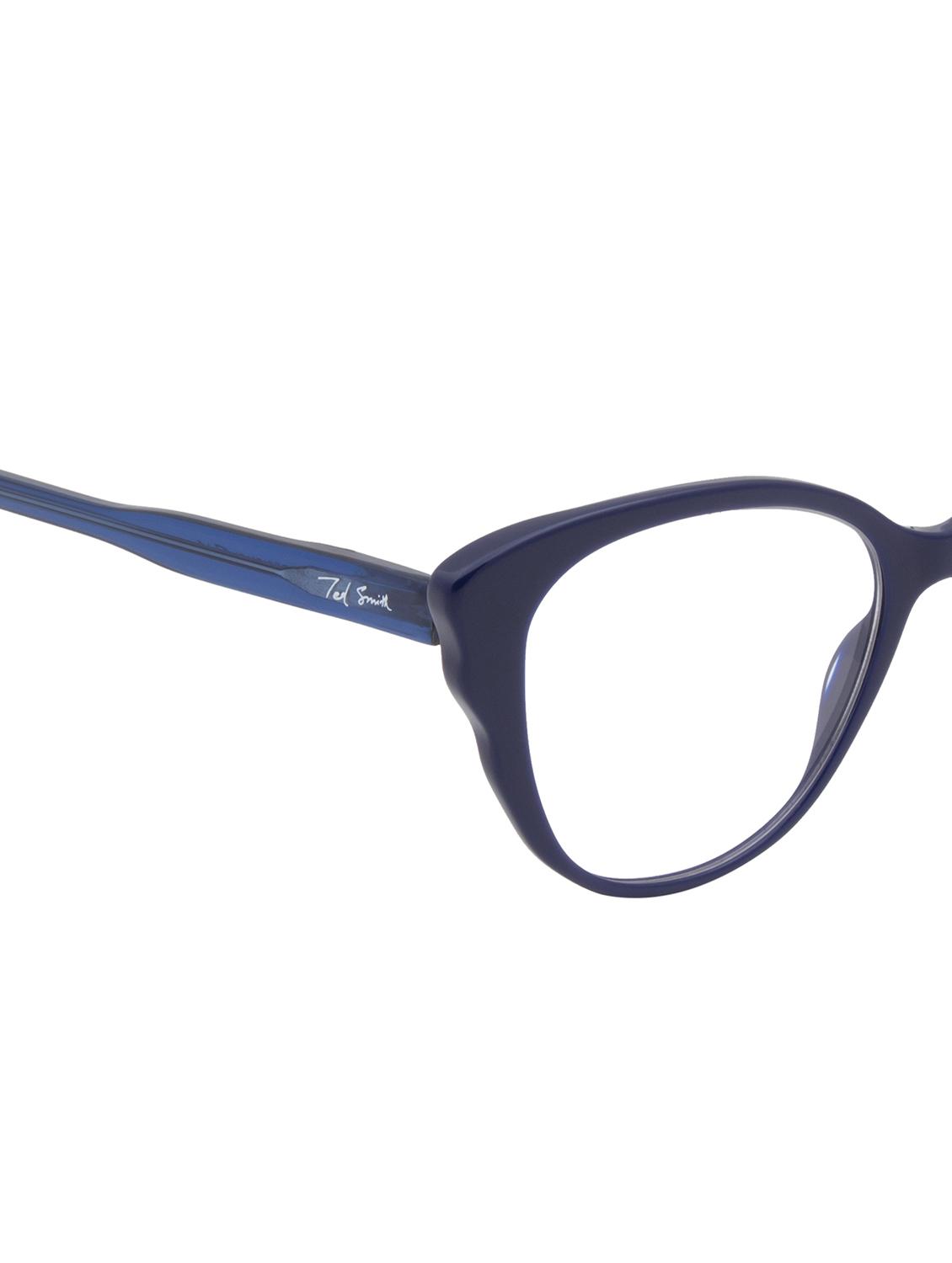 ted smith blue cat-eye premium italian acetate frames for women - 22017495 - Standard Image - 5