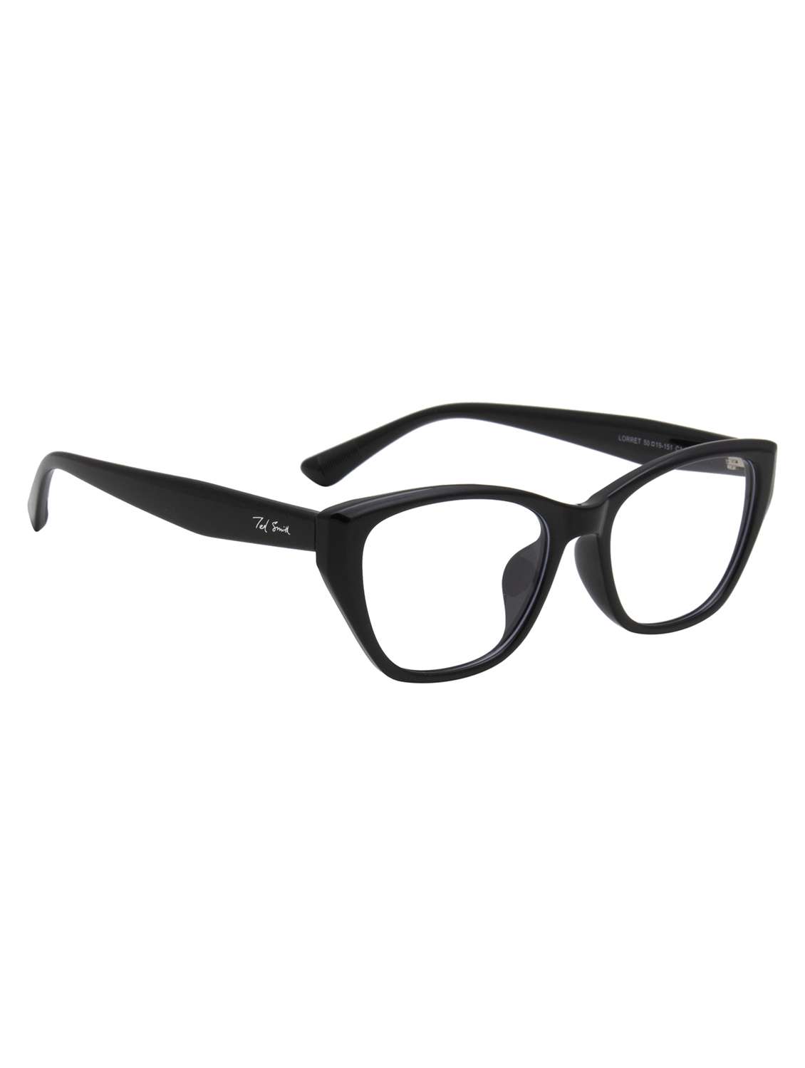 ted smith cat-eye black spectacles frame for women - 22017505 -  Standard Image - 3