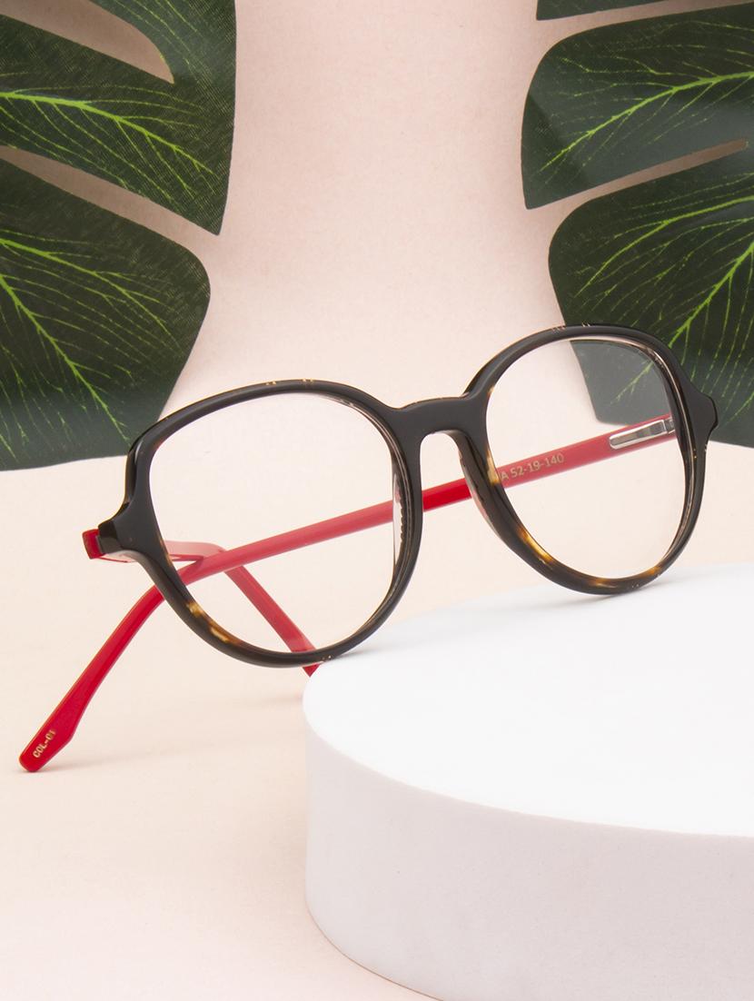 ted smith demi brown round  premium italian acetate frames for women
