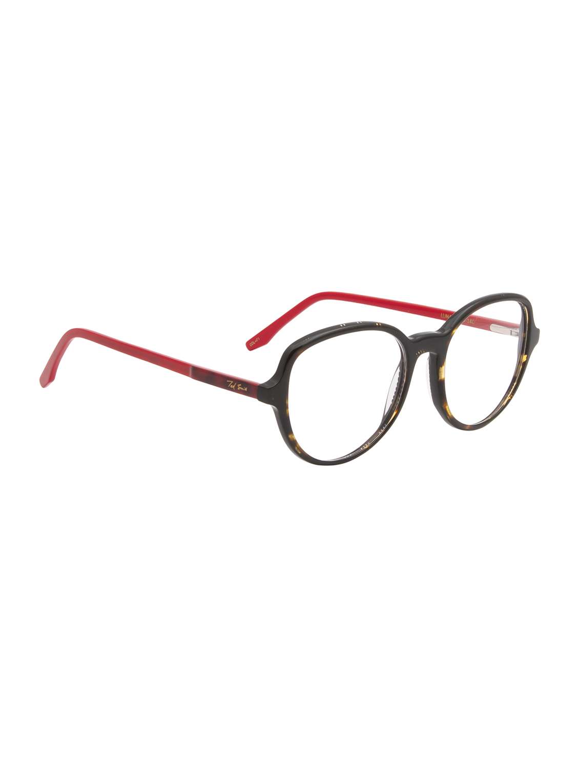 ted smith demi brown round  premium italian acetate frames for women - 22017506 -  Standard Image - 3
