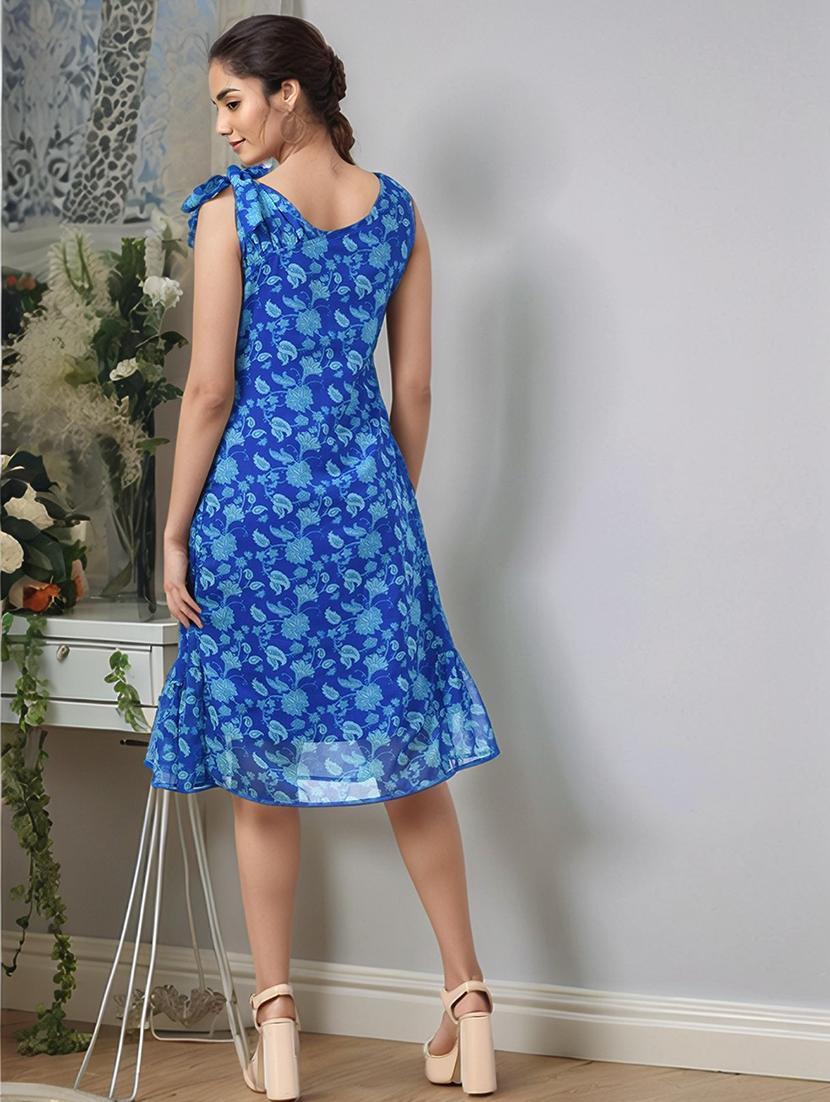 women floral print sleeveless tiered dress - 22017531 - Standard Image - 3