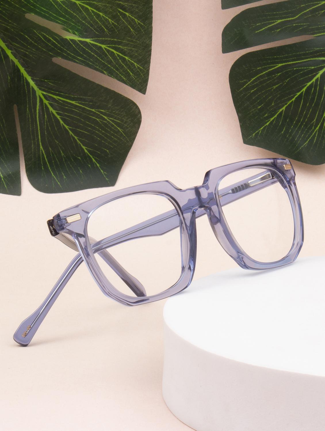 ted smith blue square premium italian acetate frames for unisex - 22017677 - Zoom Image - 0
