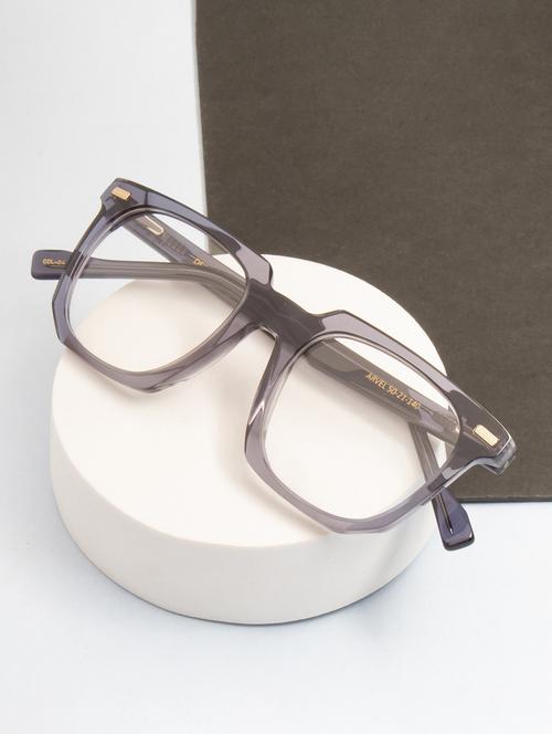 ted smith grey square premium italian acetate frames for unisex - 22017680 - Standard Image - 0