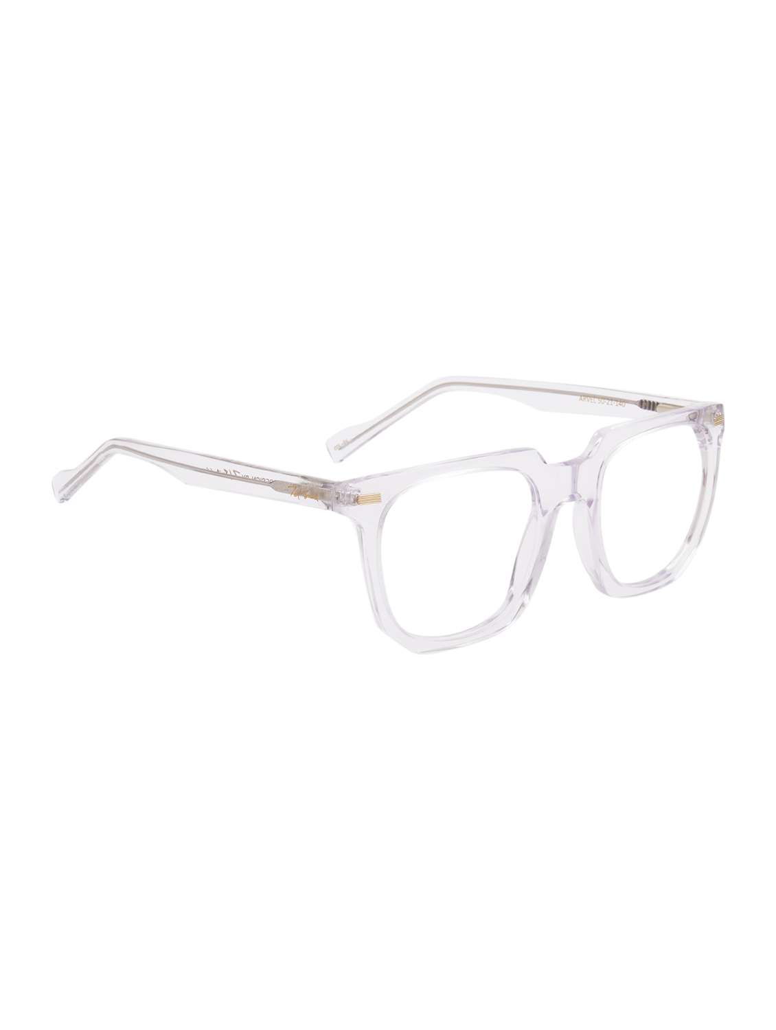 ted smith transparent square premium italian acetate frames for unisex - 22017681 -  Standard Image - 3